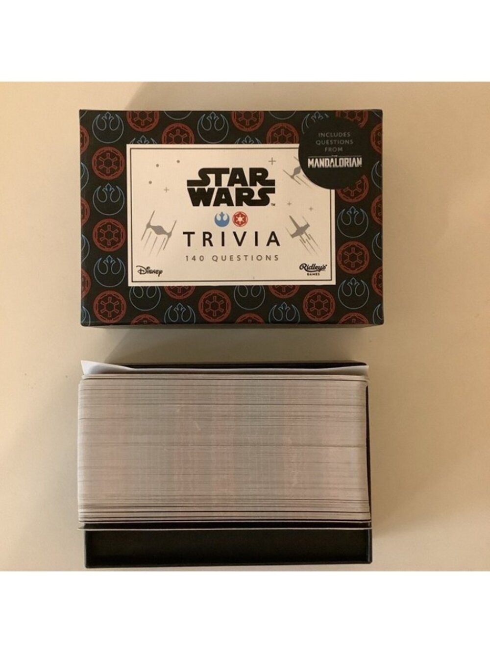 Disney Star Wars Trivia Game by Ridley's Games with Mandalorian Questions, Used